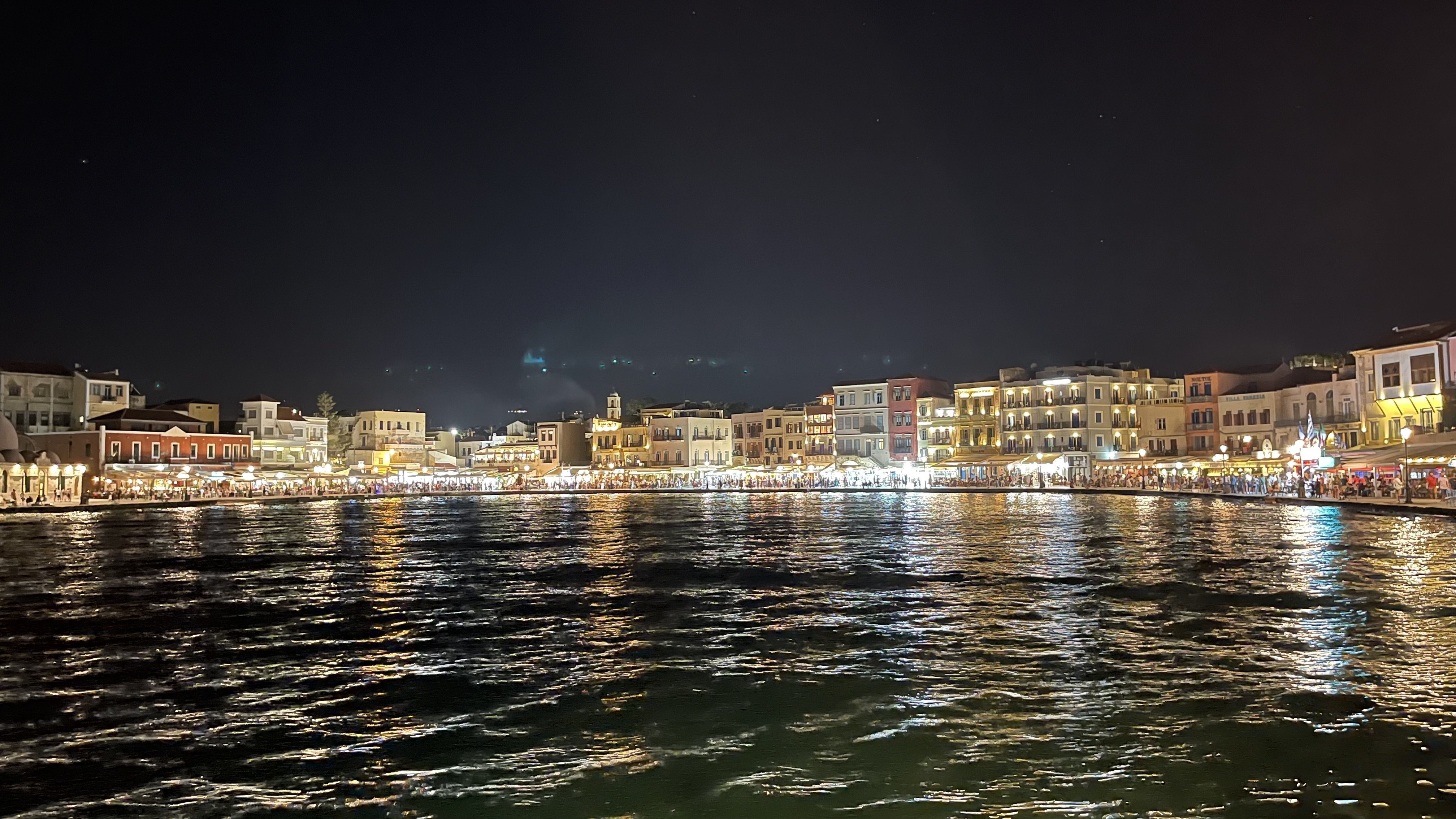 Old Venetian Harbor of Chania on Crete