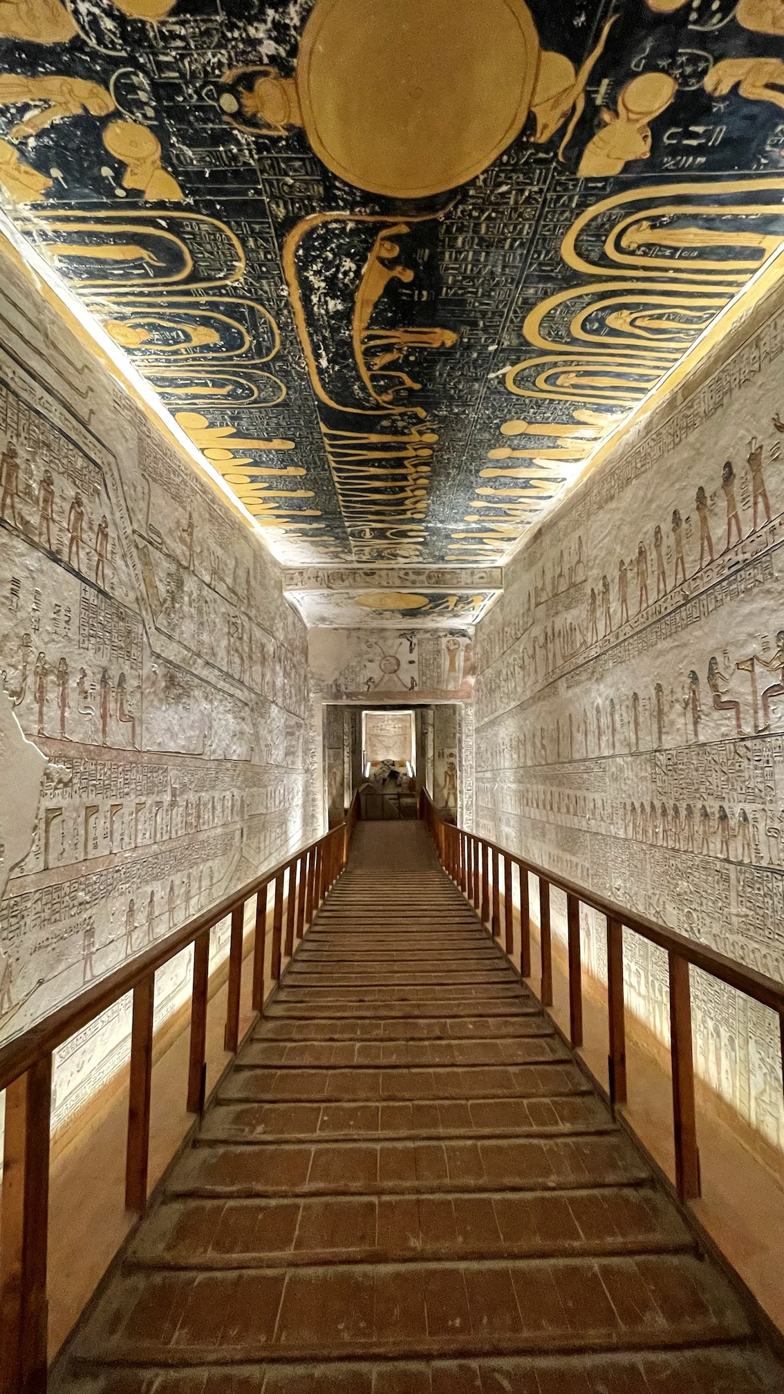 Entrance to the Tomb of Ramses III in the Kings Valley in Luxor