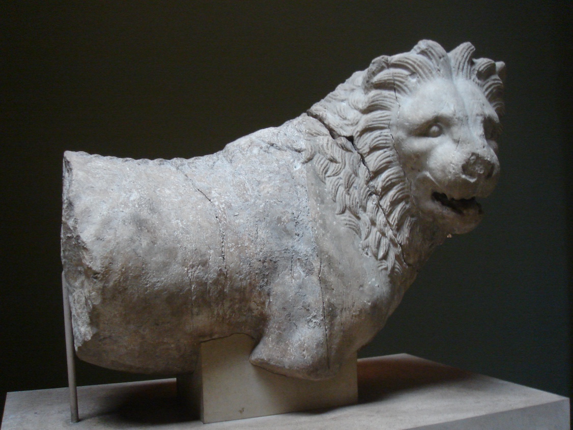 A Mausoleum Lion at the British Museum