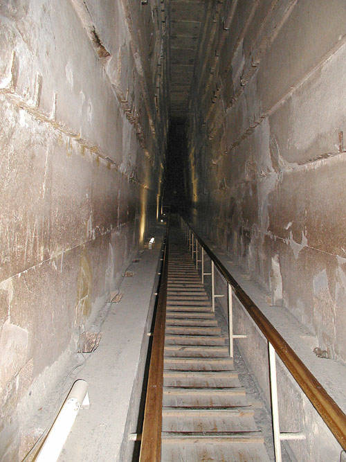 The Grand Gallery in the Great Pyramid of Khufu