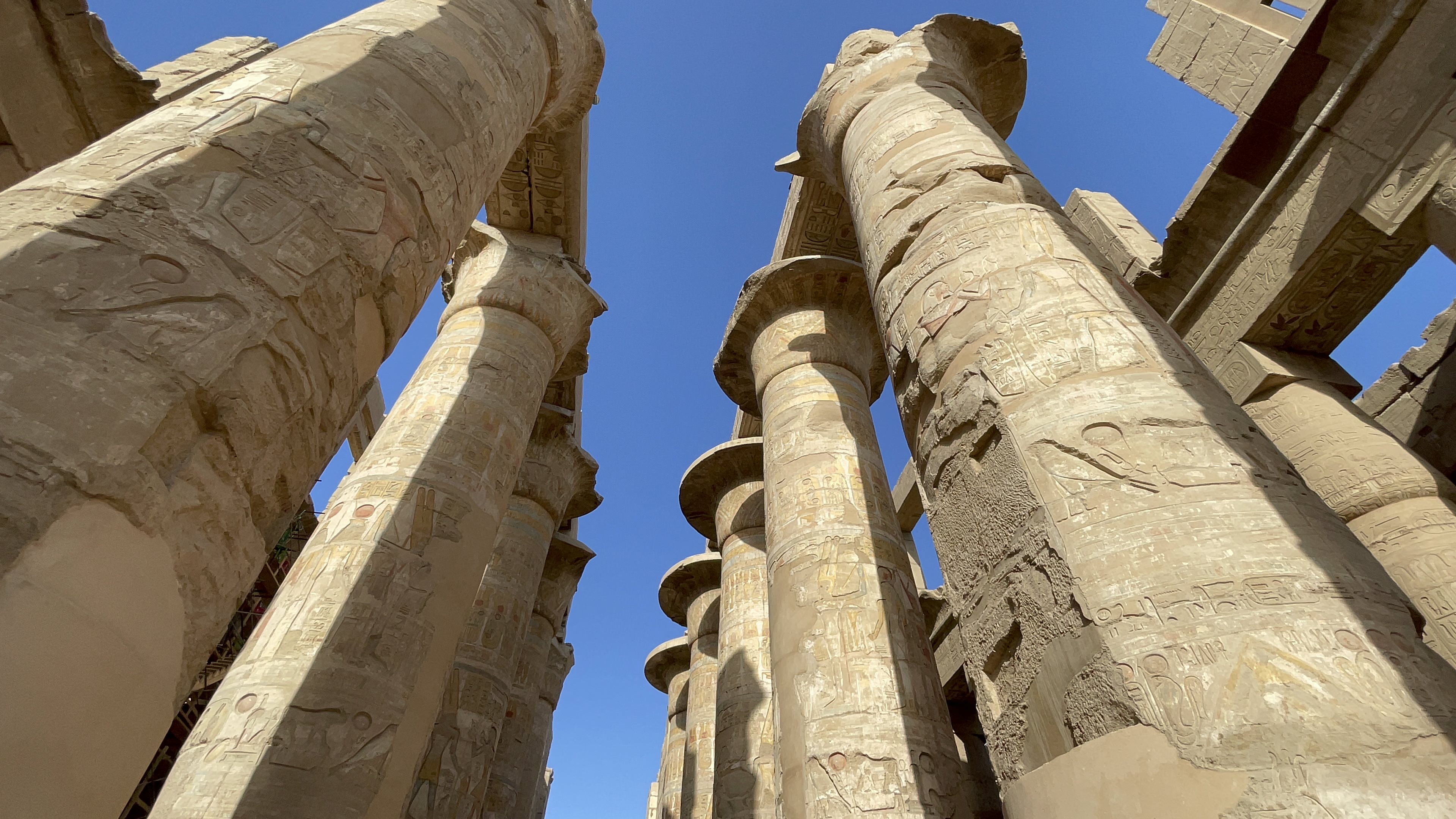 Hypostyle Hall of the Temple of Karnak from Seti I and Ramses II