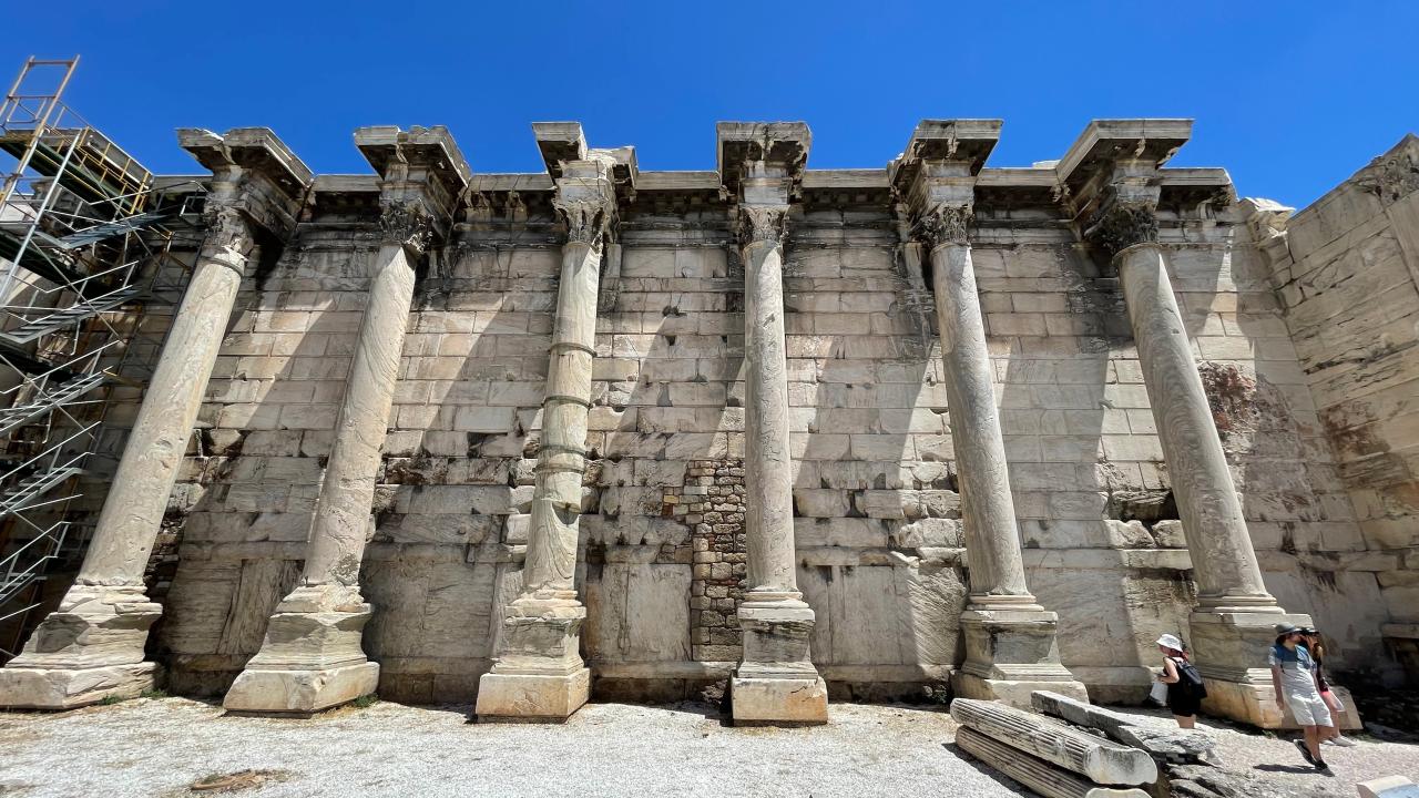Hadrian's Library in Athens