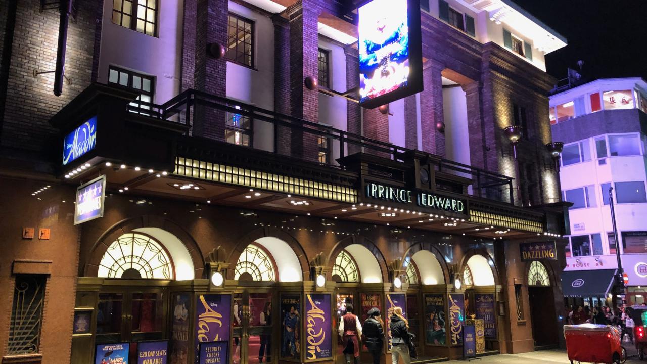 Prince Edward Theatre in London's Westend