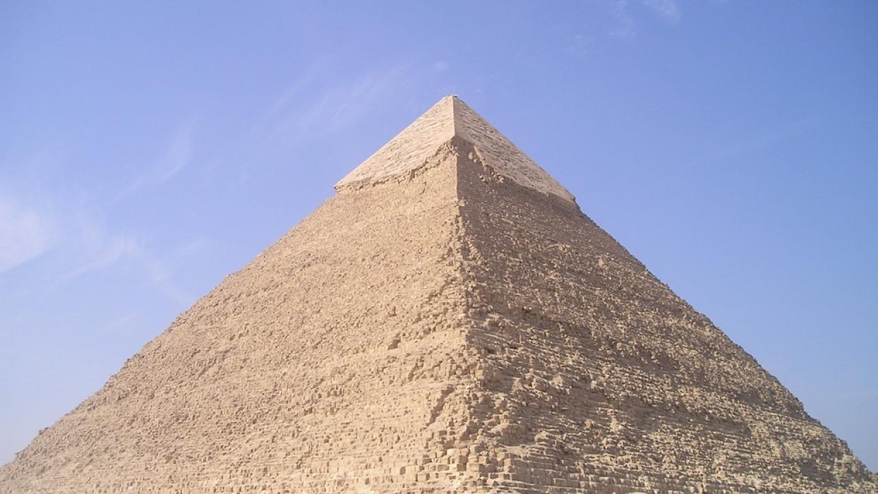 The Pyramid of Chephren at Giza