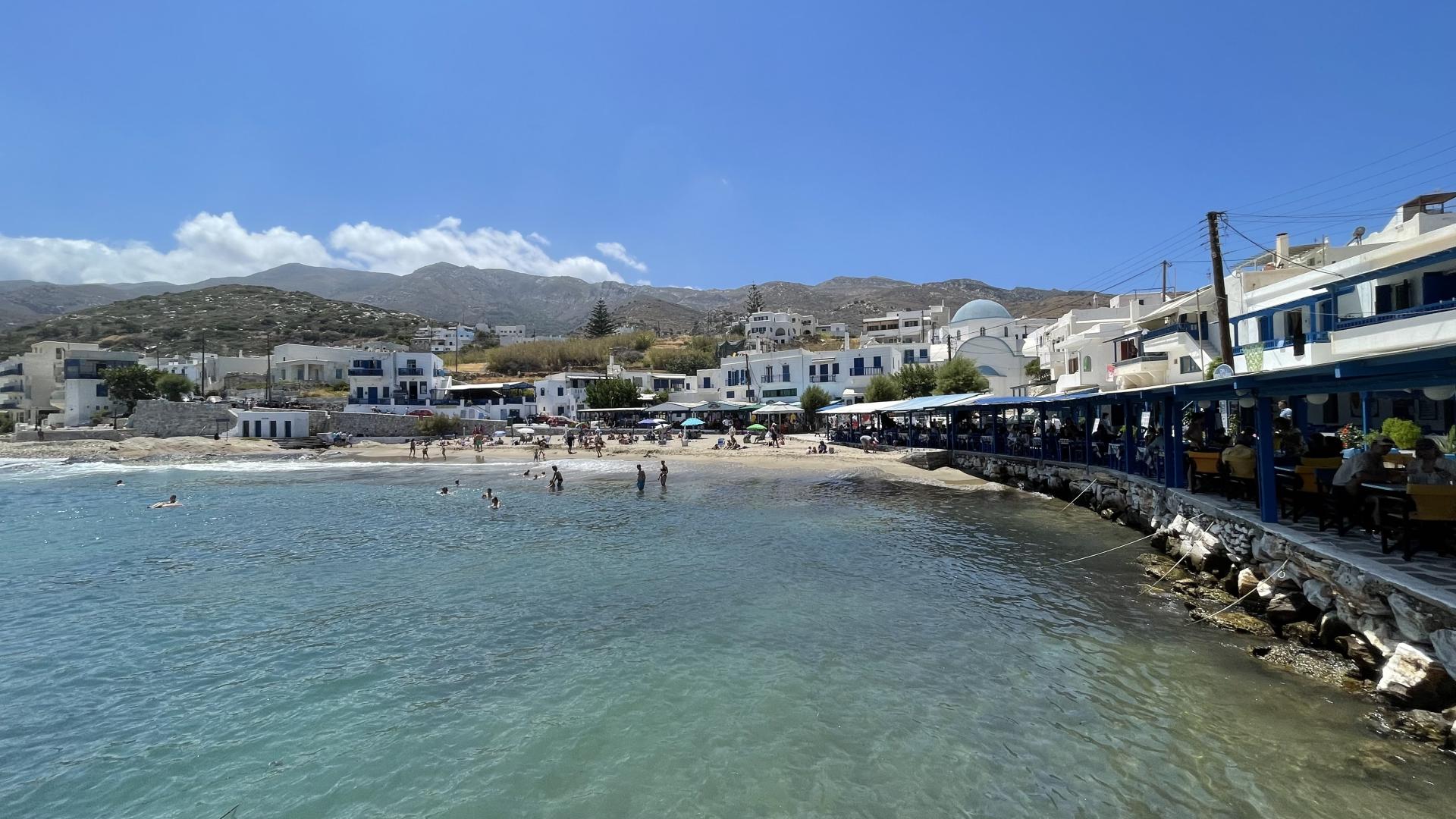 Apollonas Village & Beach in the North of Naxos