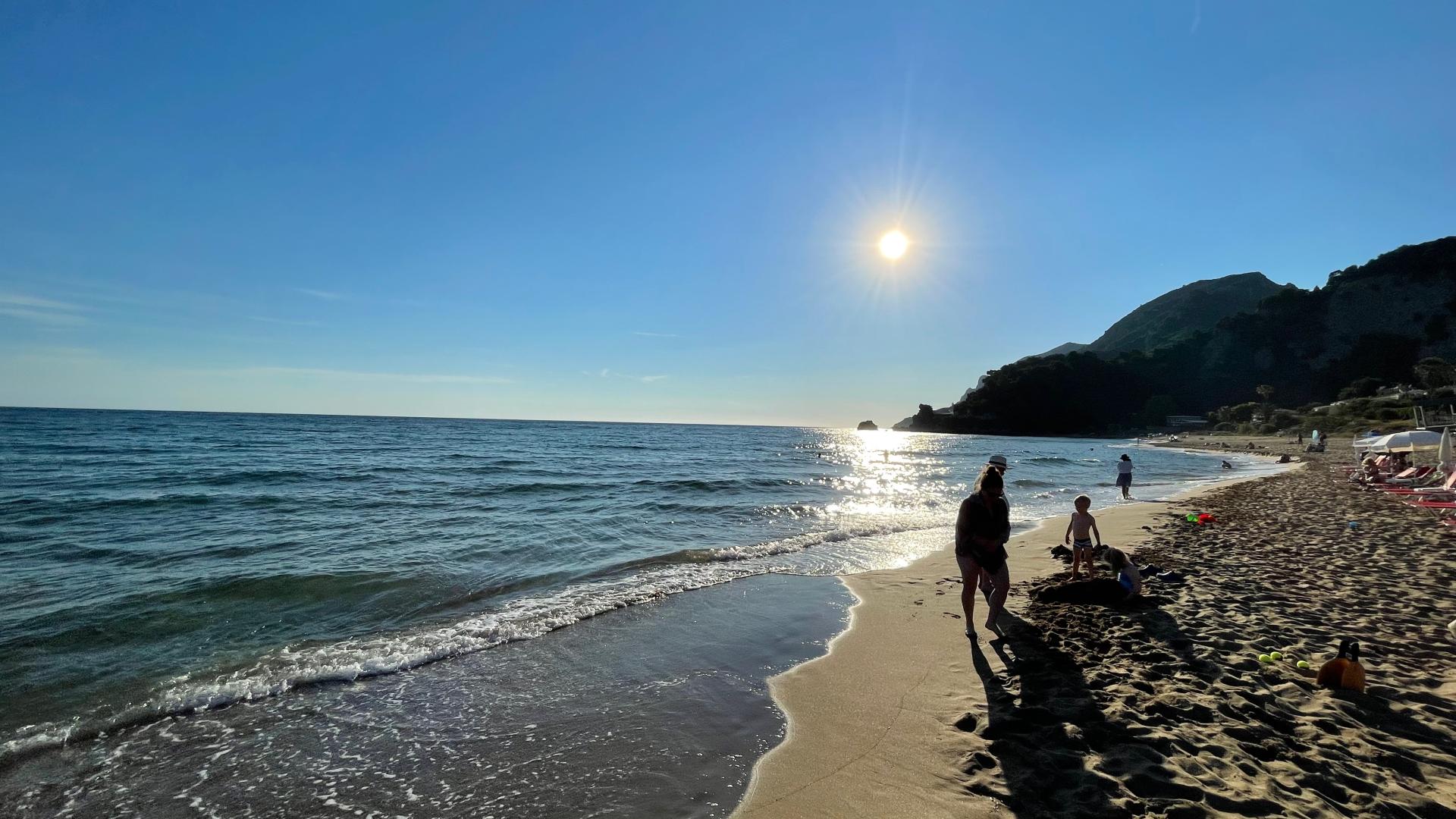 Glyfada Beach Corfu Greece 2021