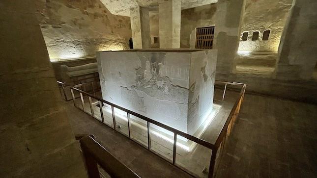 The sarcophagus of Merenptah