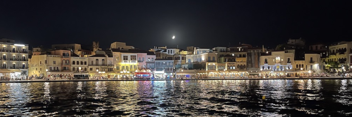 Chania Venetion Harbour on Crete
