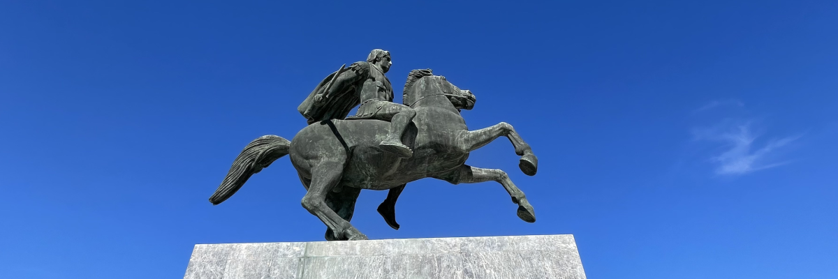 Alexander the Great Statue in Thessaloniki