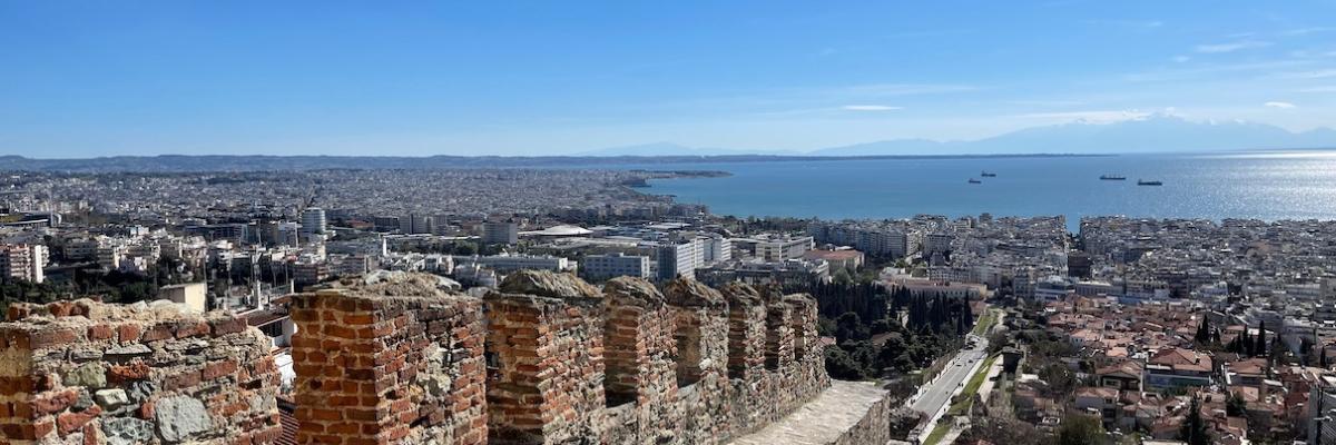 View over Thessaloniki from the Ottoman Citadel
