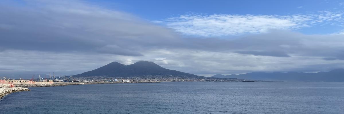 Bay of Naples with Mount Vesuvius 
